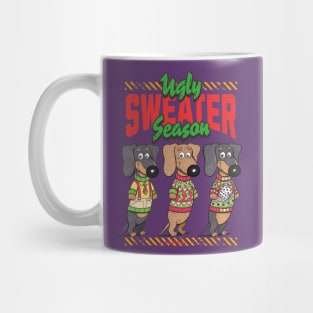 Funny Cute Ugly Christmas Sweaters Mug